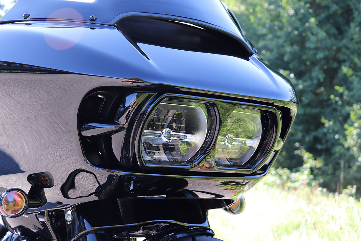 Headlight Texture Mask Headlight mask BAD LOOK (suitable for Harley-Davidson models: Road ...