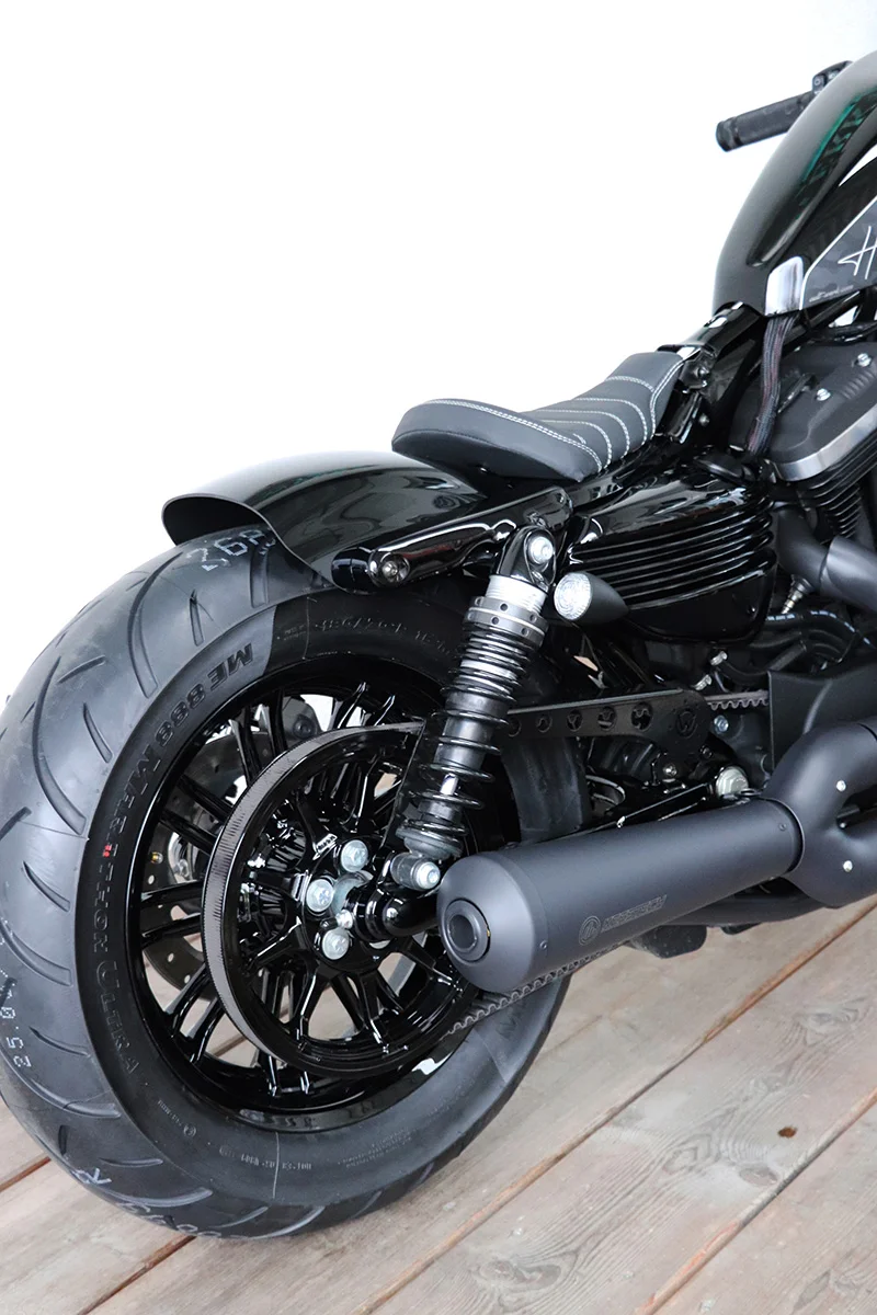 Rhino Custom Heckfender 17cm breit, Schutzblech für Harley - Davidson